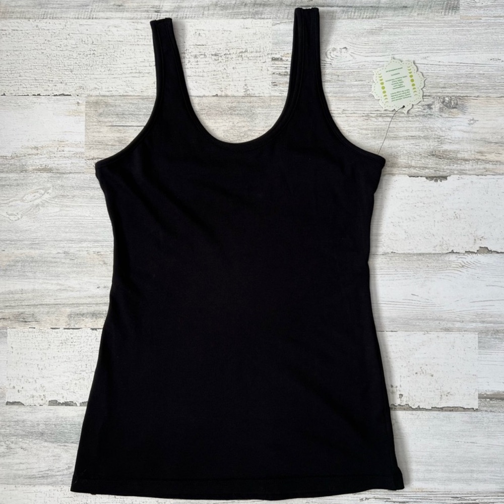NWT Treelance Black Yoga Tank Top Size M - Picture 2 of 4